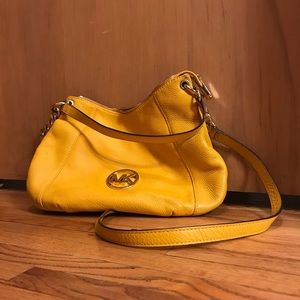 Michael Kors Yellow Crossbody Purse